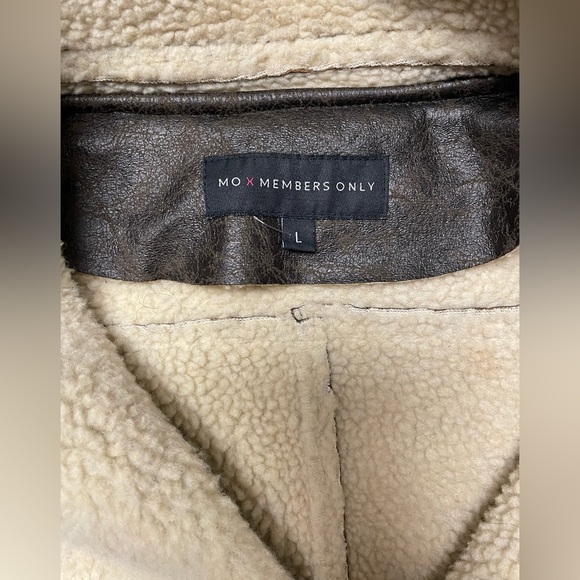 Mo x member faux leather aviator jacket - Picture 3 of 9